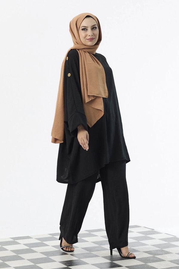 Tunik Pantolon Siyah - 10552 SİYAH