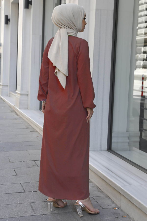Elbise Bordo - 10317 BORDO