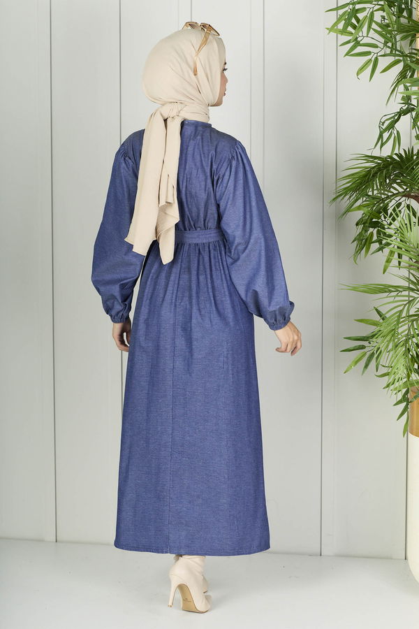 Elbise Mavi - 10428 MAVİ