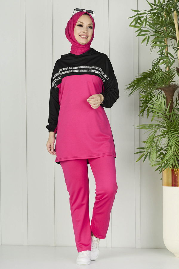 Tunik Pantolon Fuşya - 11058