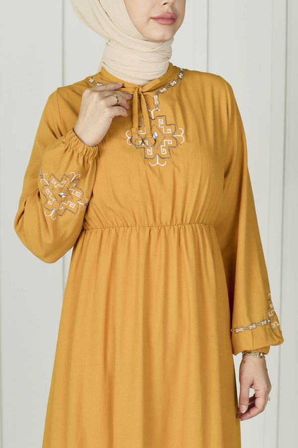 Elbise Sarı - 10302 Sarı