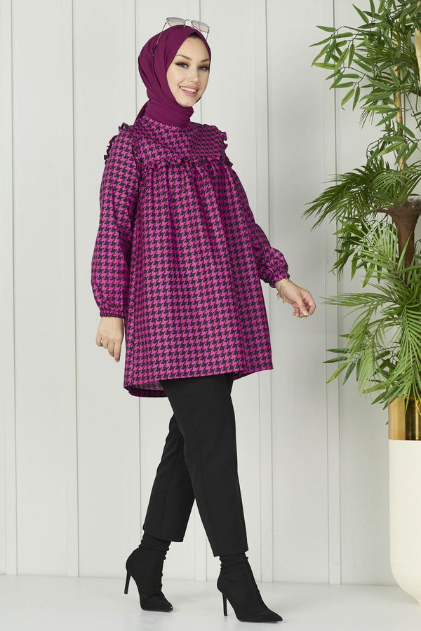 Tunik Fuşya - 11076
