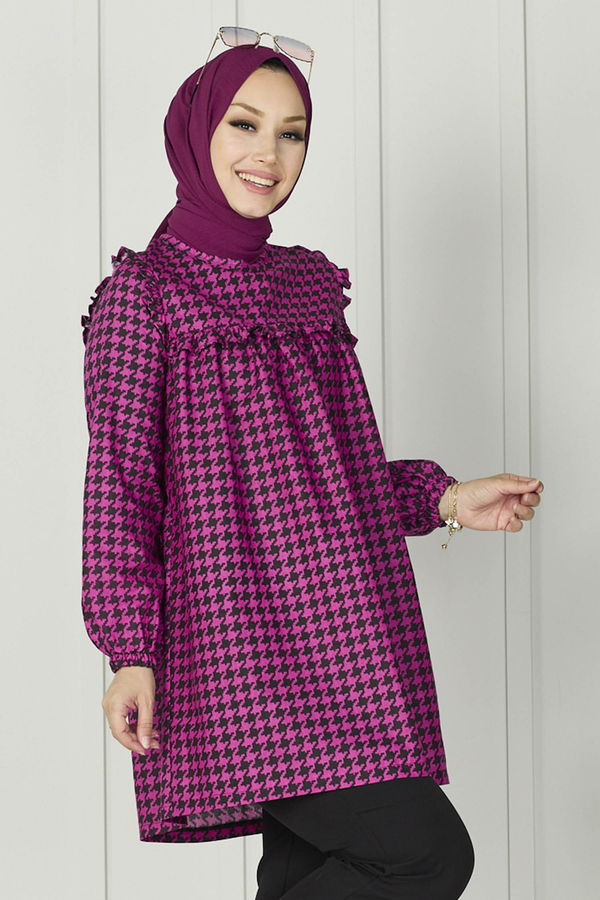 Tunik Fuşya - 11076