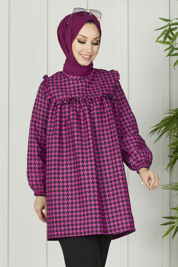 Tunik Fuşya - 11076