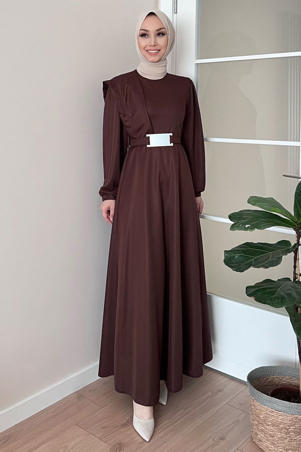 Elbise Kahverengi - 11109