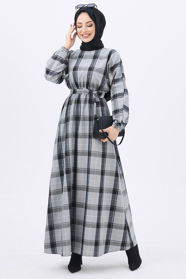 Elbise Gri - 11162 GRİ
