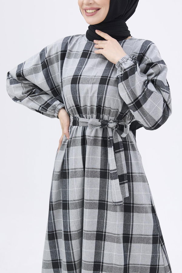 Elbise Gri - 11162 GRİ