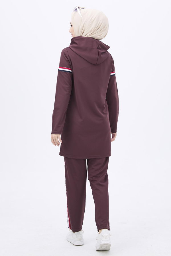 Tunik+Pantolon Kahverengi - 11179