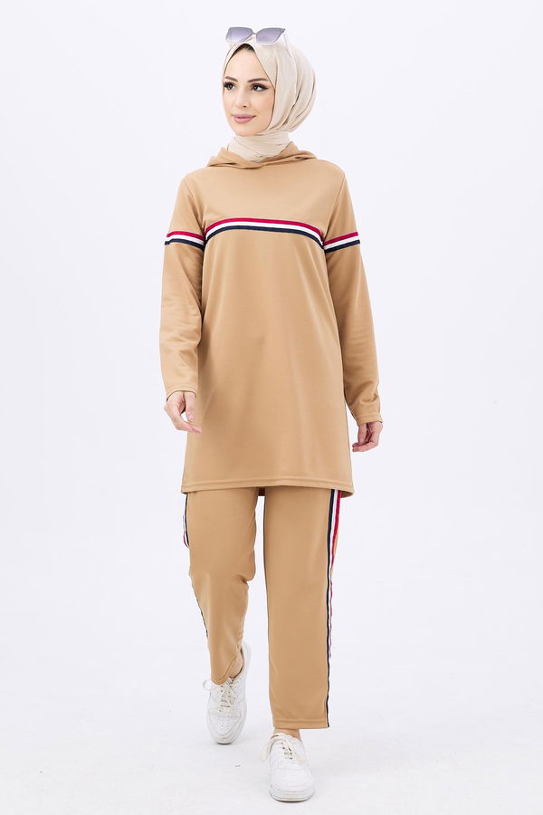 Tunik+Pantolon Vizon - 11179 VİZON