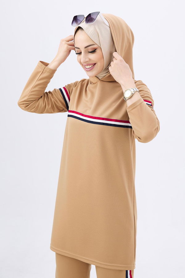 Tunik+Pantolon Vizon - 11179 VİZON