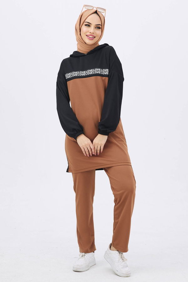 Tunik Pantolon Taba - 11058 TABA