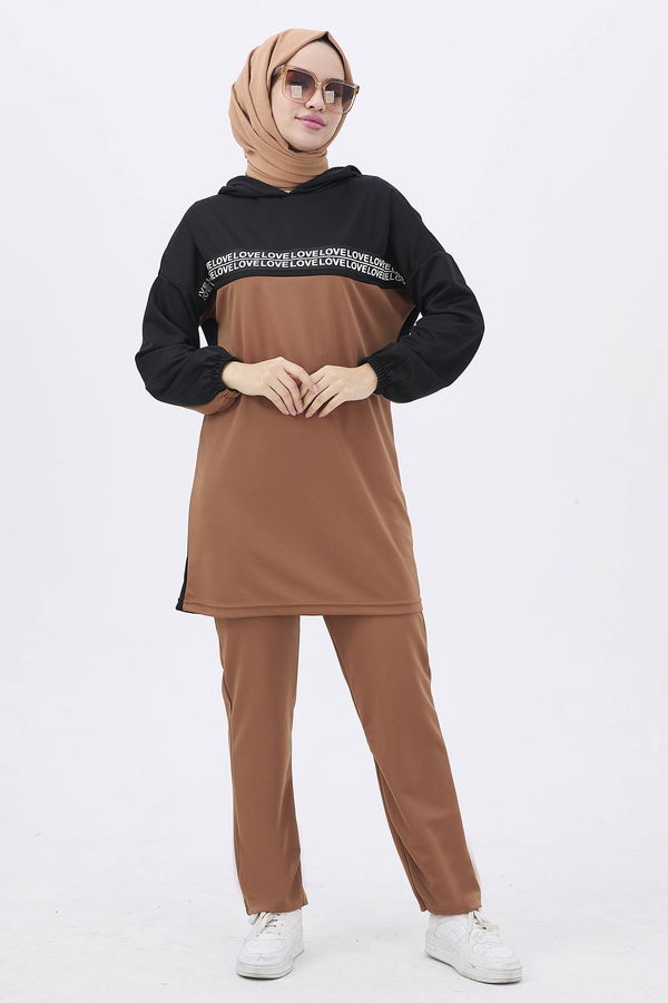 Tunik Pantolon Taba - 11058 TABA