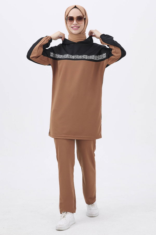Tunik Pantolon Taba - 11058 TABA