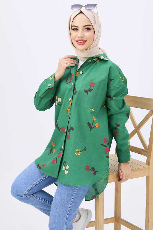 Gömlek Yeşil - 12009
