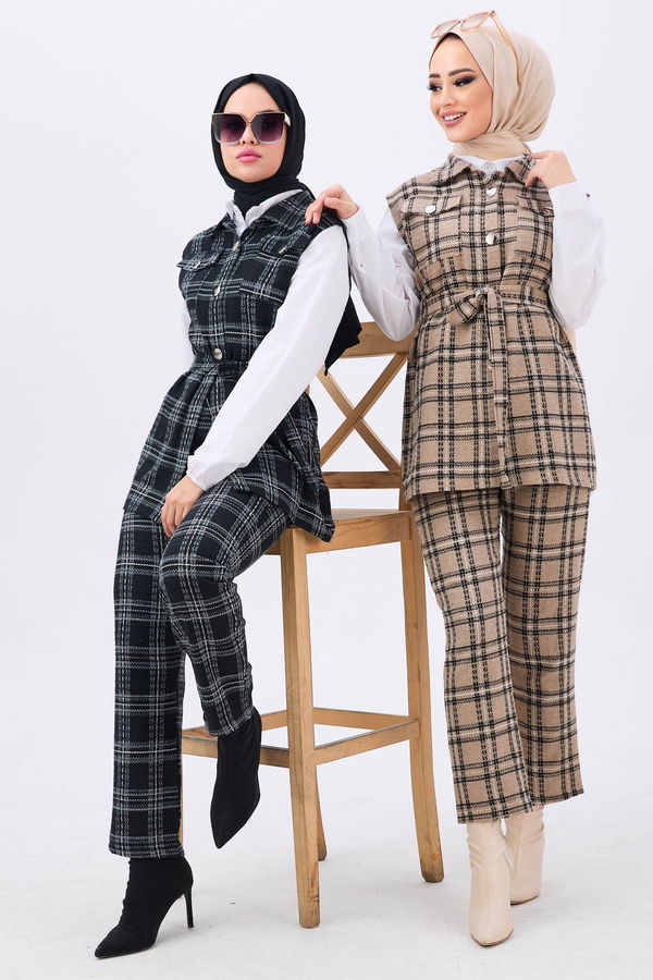 Yelek+Pantolon Siyah - 11203