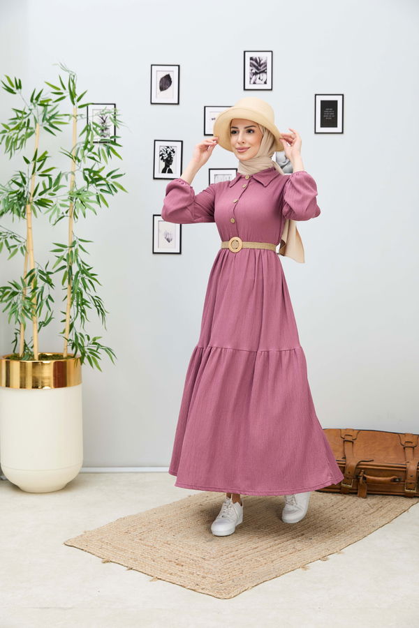 Elbise Pembe - 21867 PEMBE