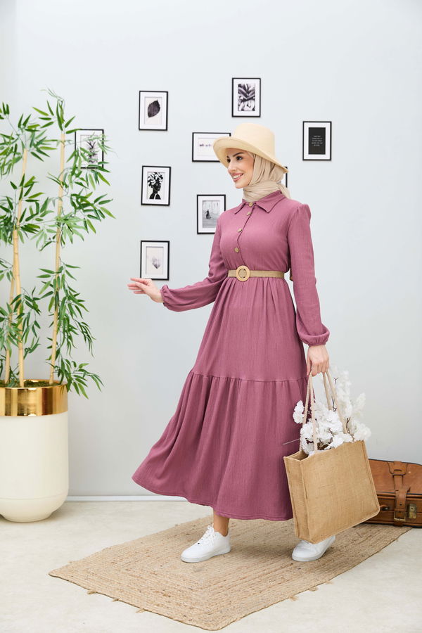 Elbise Pembe - 21867 PEMBE