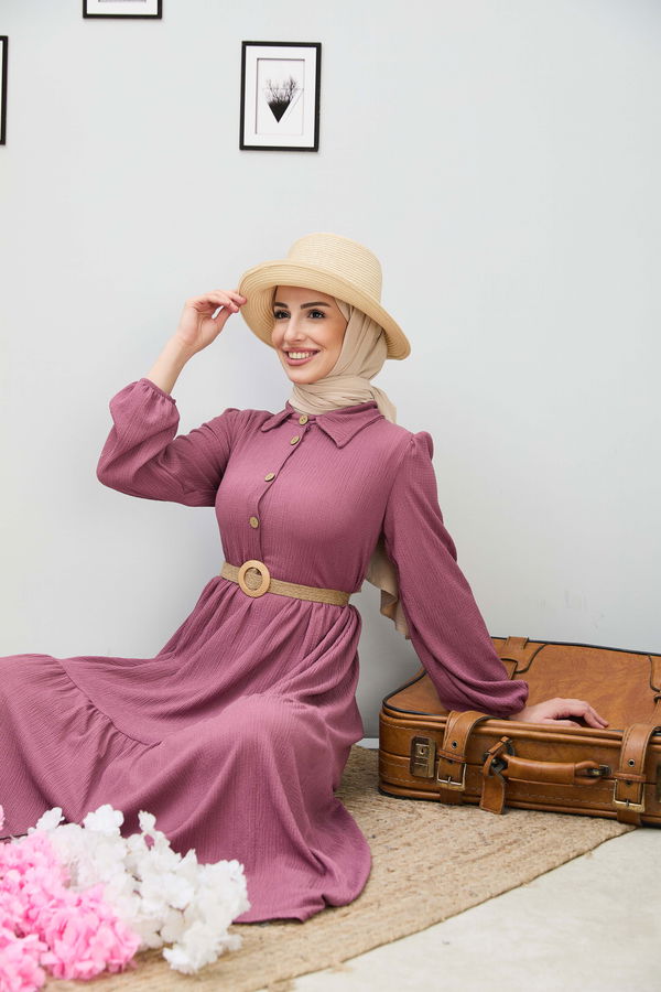 Elbise Pembe - 21867 PEMBE