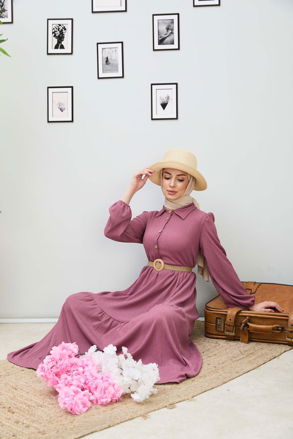Elbise Pembe - 21867 PEMBE