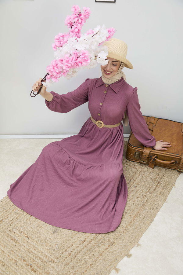 Elbise Pembe - 21867 PEMBE