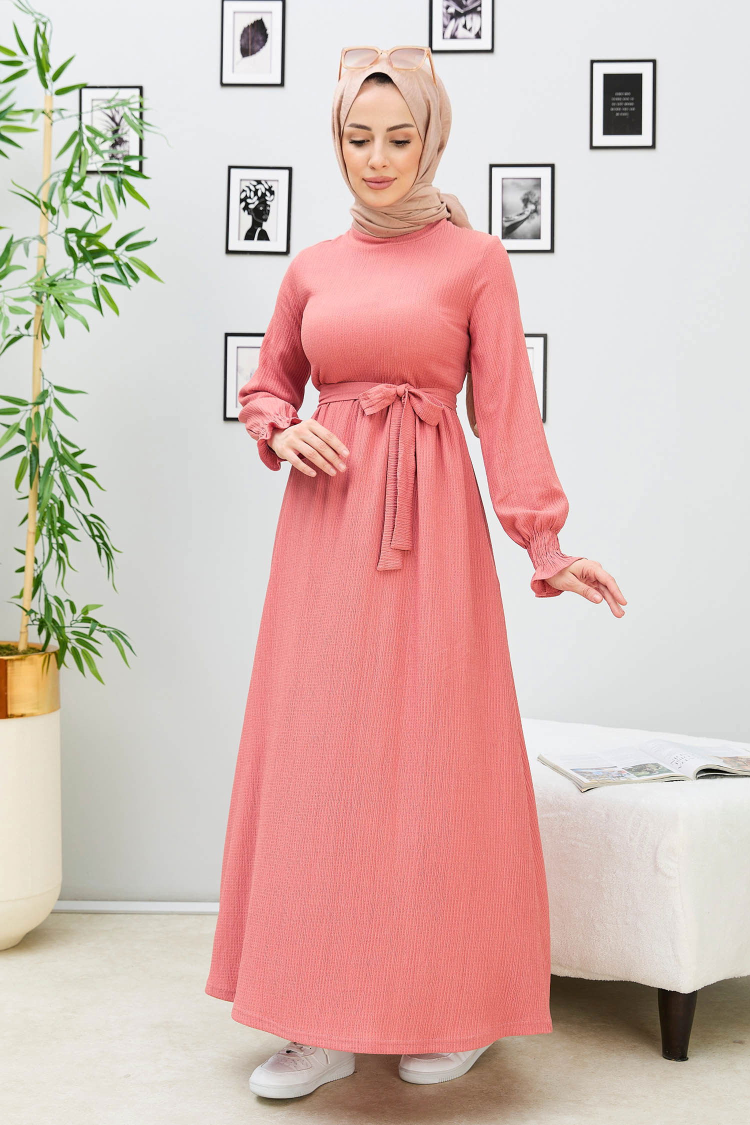 Elbise Pembe - 21869