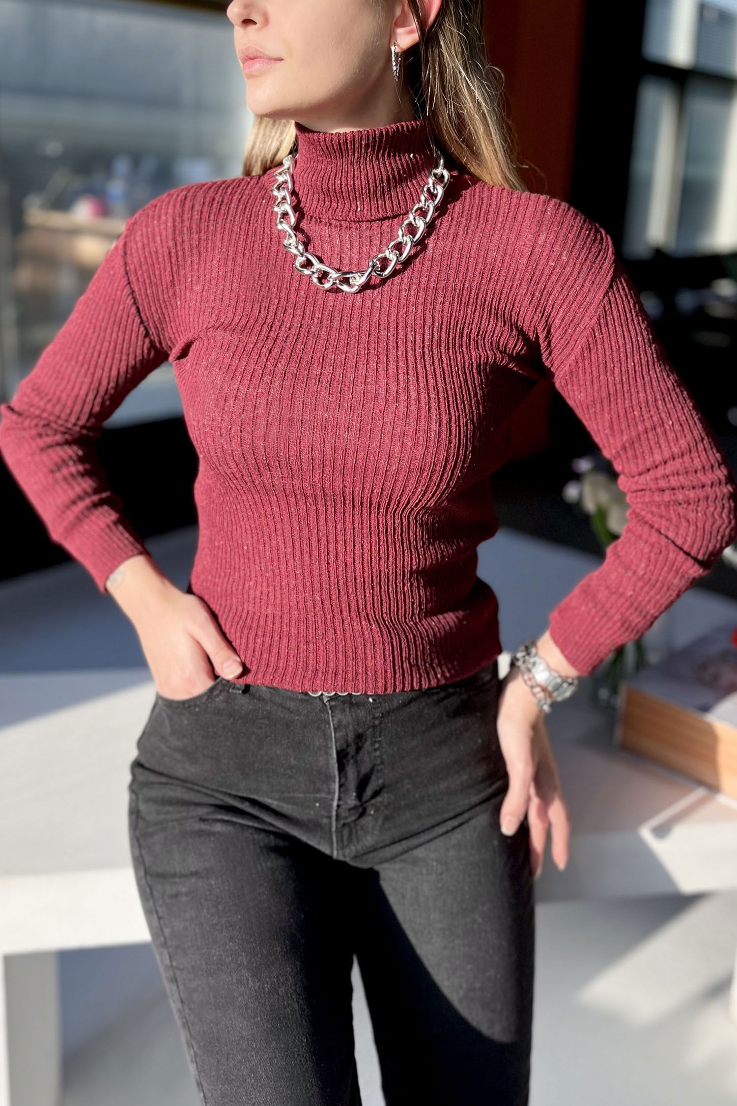 Triko Kazak Bordo - 21587