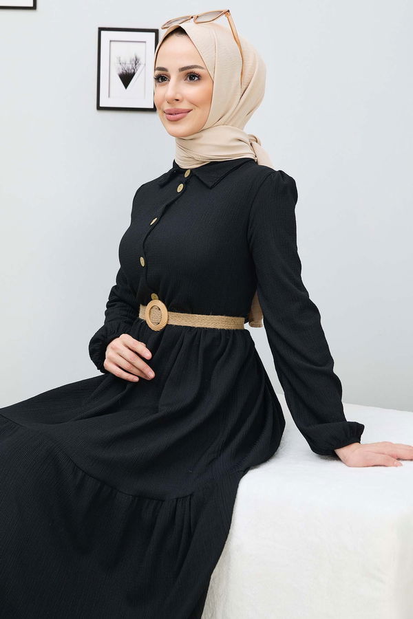 Elbise Siyah - 21867 SİYAH