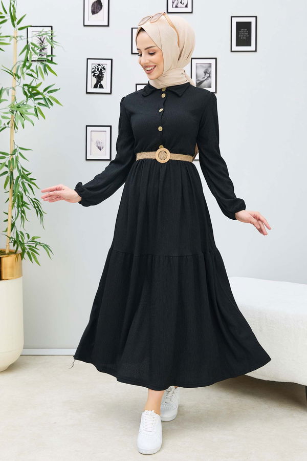 Elbise Siyah - 21867 SİYAH
