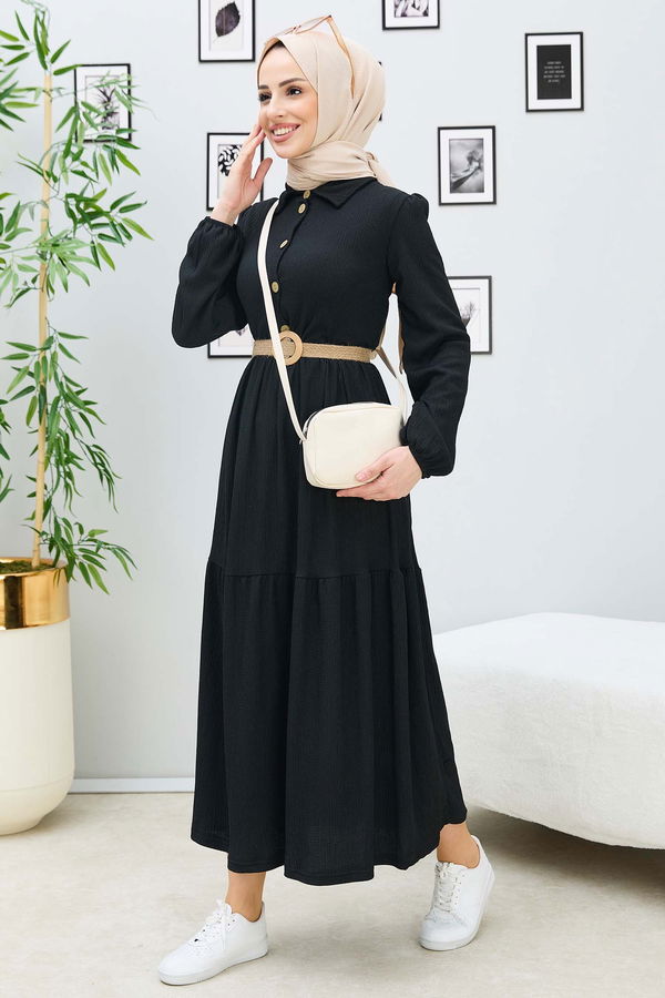 Elbise Siyah - 21867 SİYAH