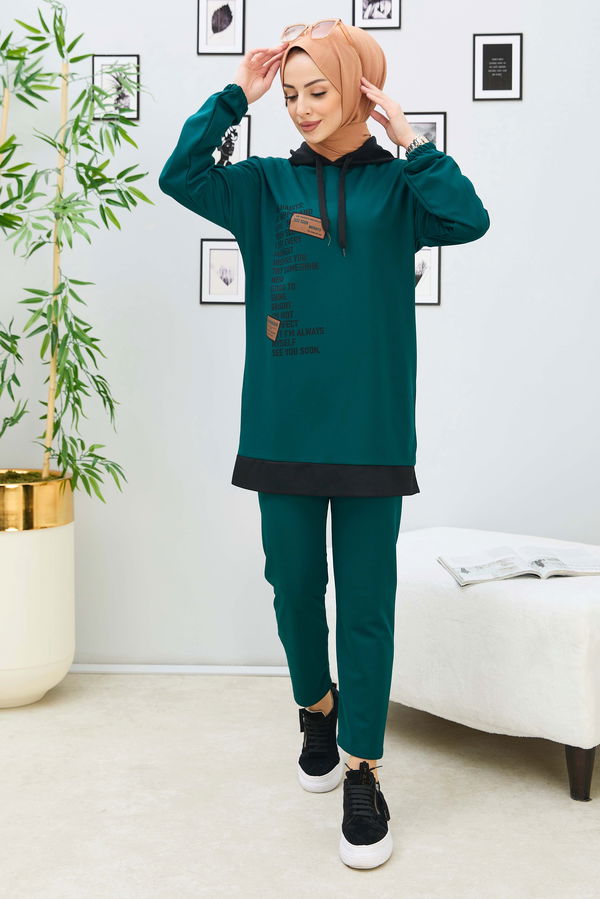 Tunik Pantolon Yeşil - 11305