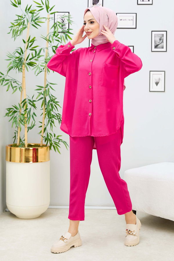 Tunik Pantolon Fuşya - 11304 FUŞYA