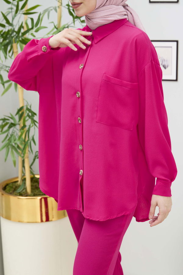 Tunik Pantolon Fuşya - 11304 FUŞYA