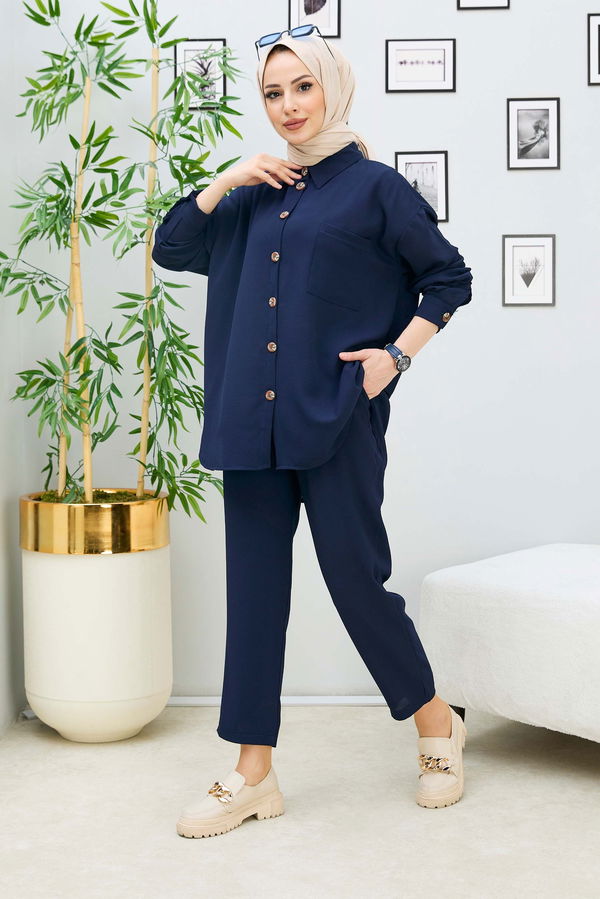 Tunik Pantolon Lacivert - 11304 LACİVERT