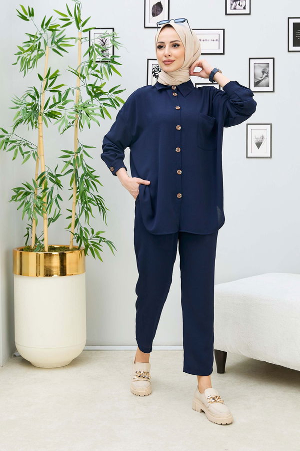 Tunik Pantolon Lacivert - 11304 LACİVERT