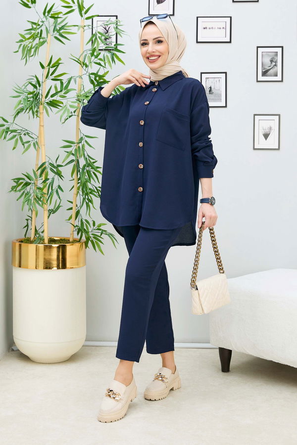 Tunik Pantolon Lacivert - 11304 LACİVERT