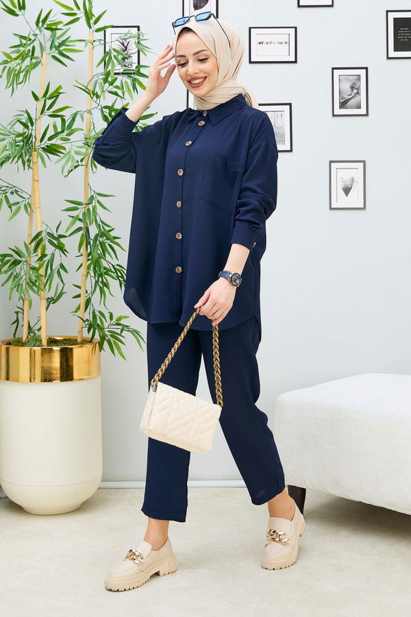Tunik Pantolon Lacivert - 11304 LACİVERT