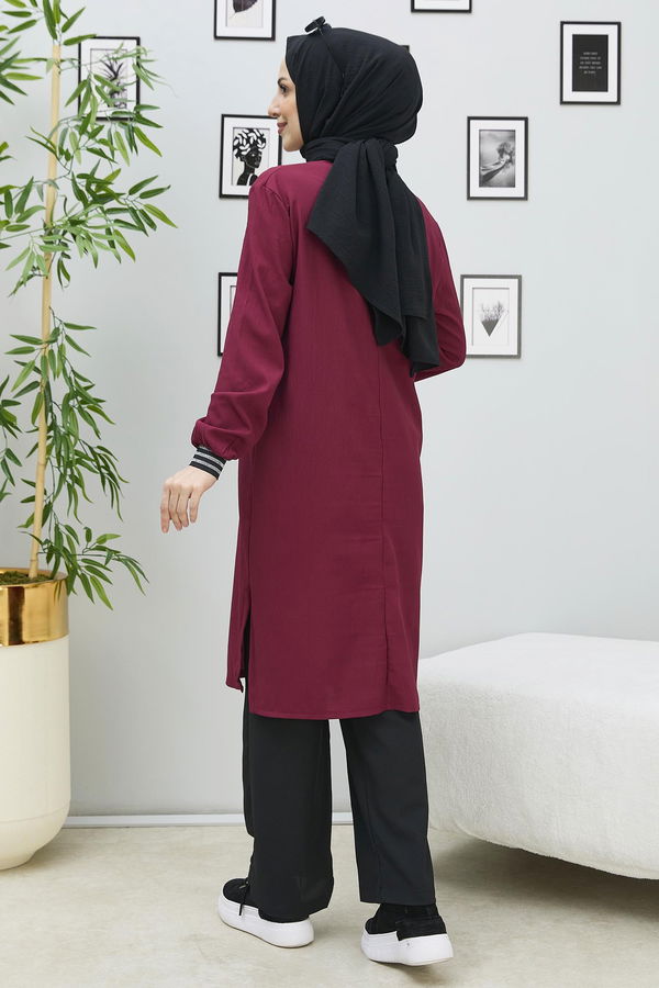 TUNIK PANTOLON Bordo - 3705