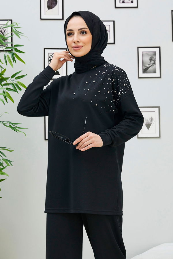 Tunik Pantolon Siyah - 11333