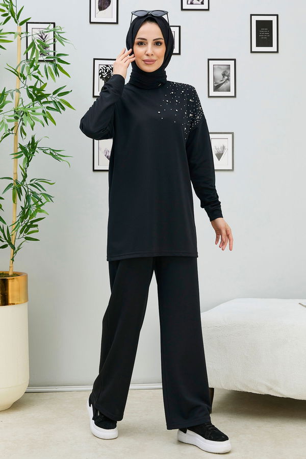 Tunik Pantolon Siyah - 11333