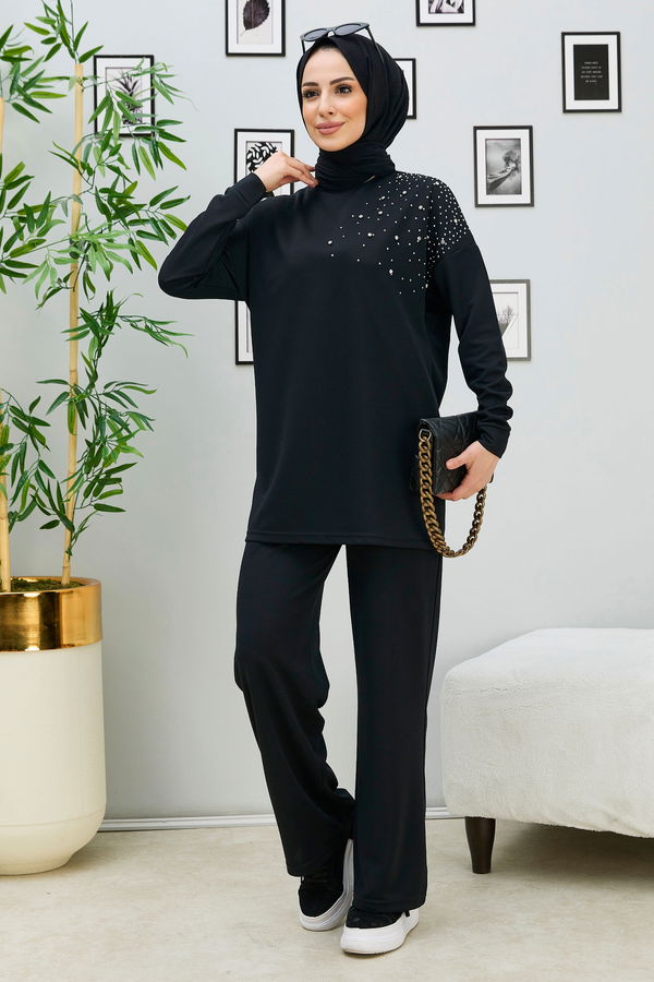 Tunik Pantolon Siyah - 11333