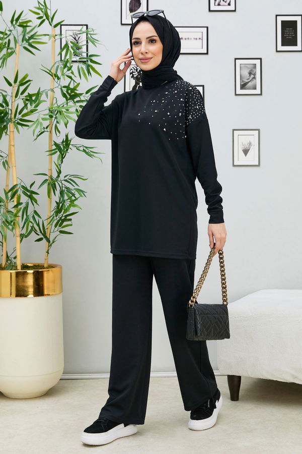 Tunik Pantolon Siyah - 11333