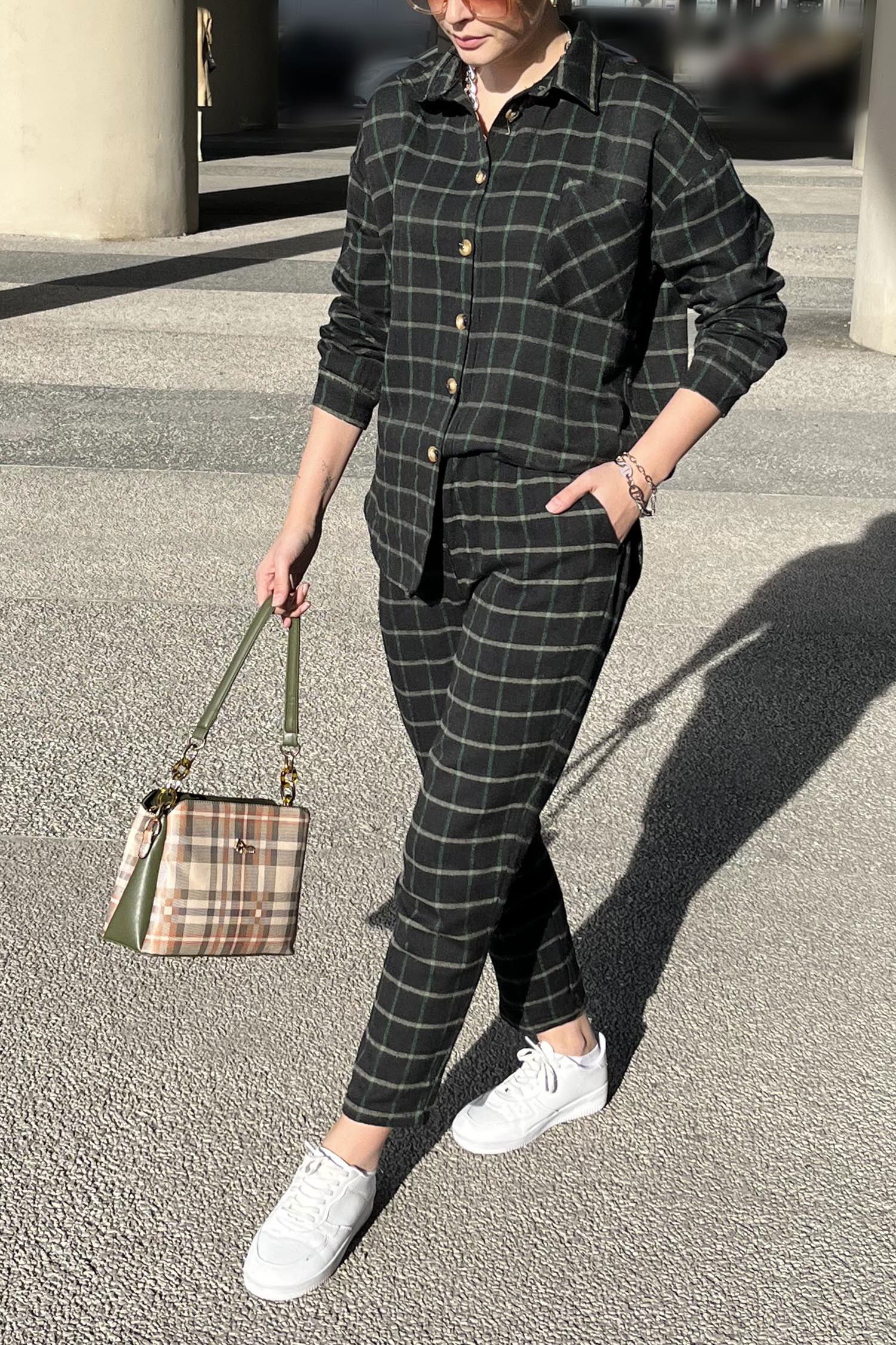 Tunik Pantolon Yeşil - 11067