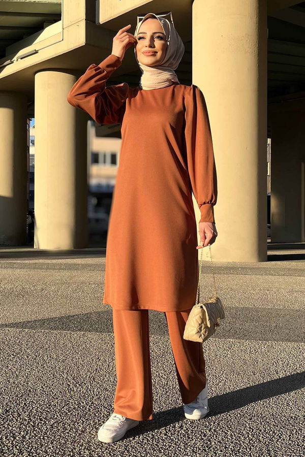 Tunik Pantolon Taba - 11343 TABA