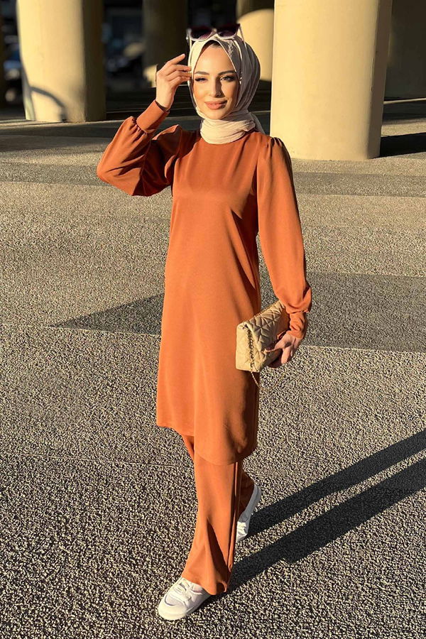Tunik Pantolon Taba - 11343 TABA