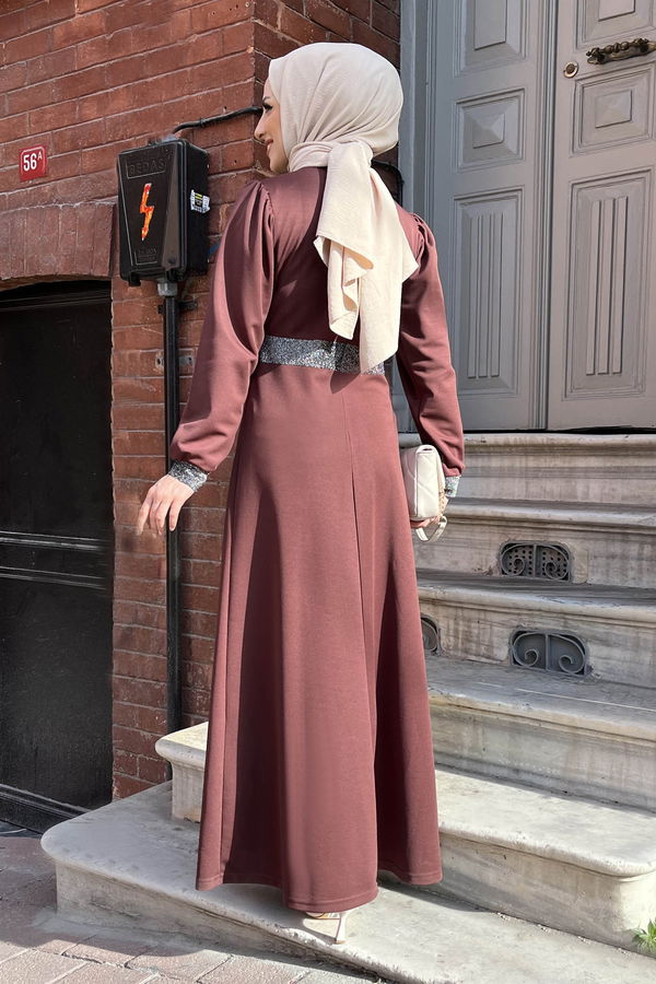 Elbise Kahverengi - 11361 KAHVERENGİ