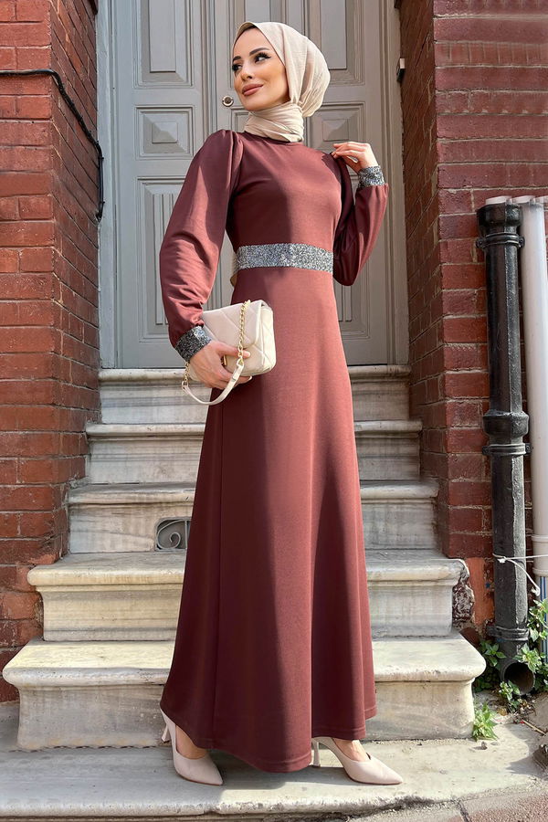 Elbise Kahverengi - 11361 KAHVERENGİ