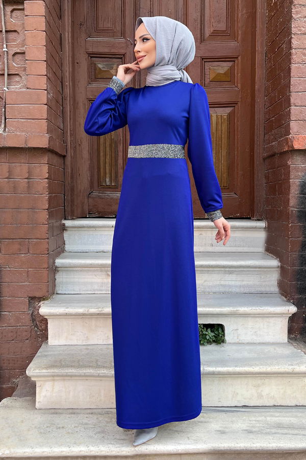 Elbise Mavi - 11361