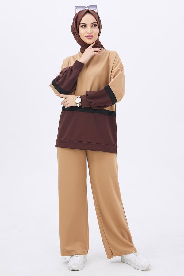 Tunik Pantolon Kahverengi - 11059