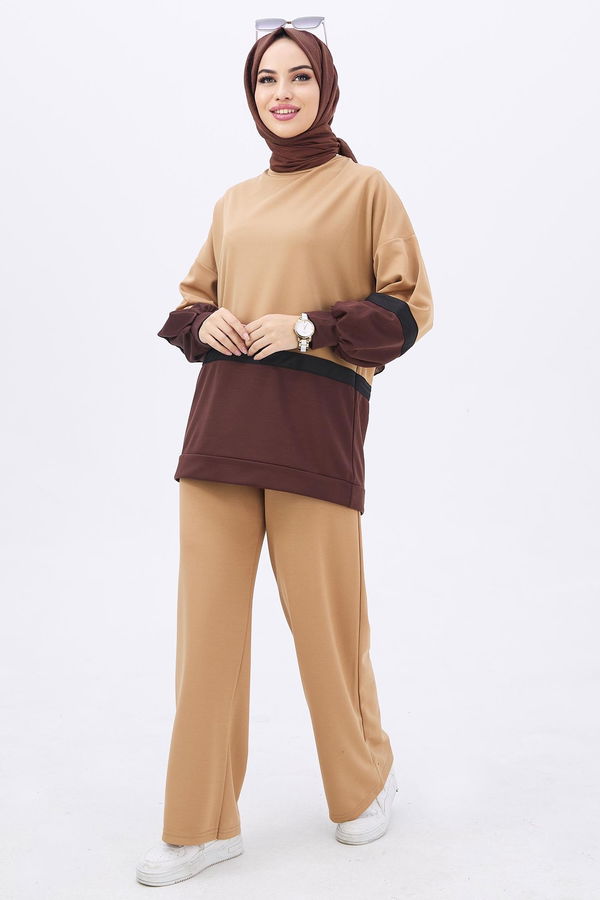 Tunik Pantolon Kahverengi - 11059