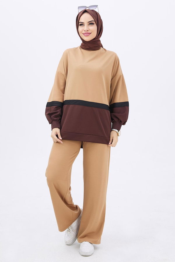 Tunik Pantolon Kahverengi - 11059